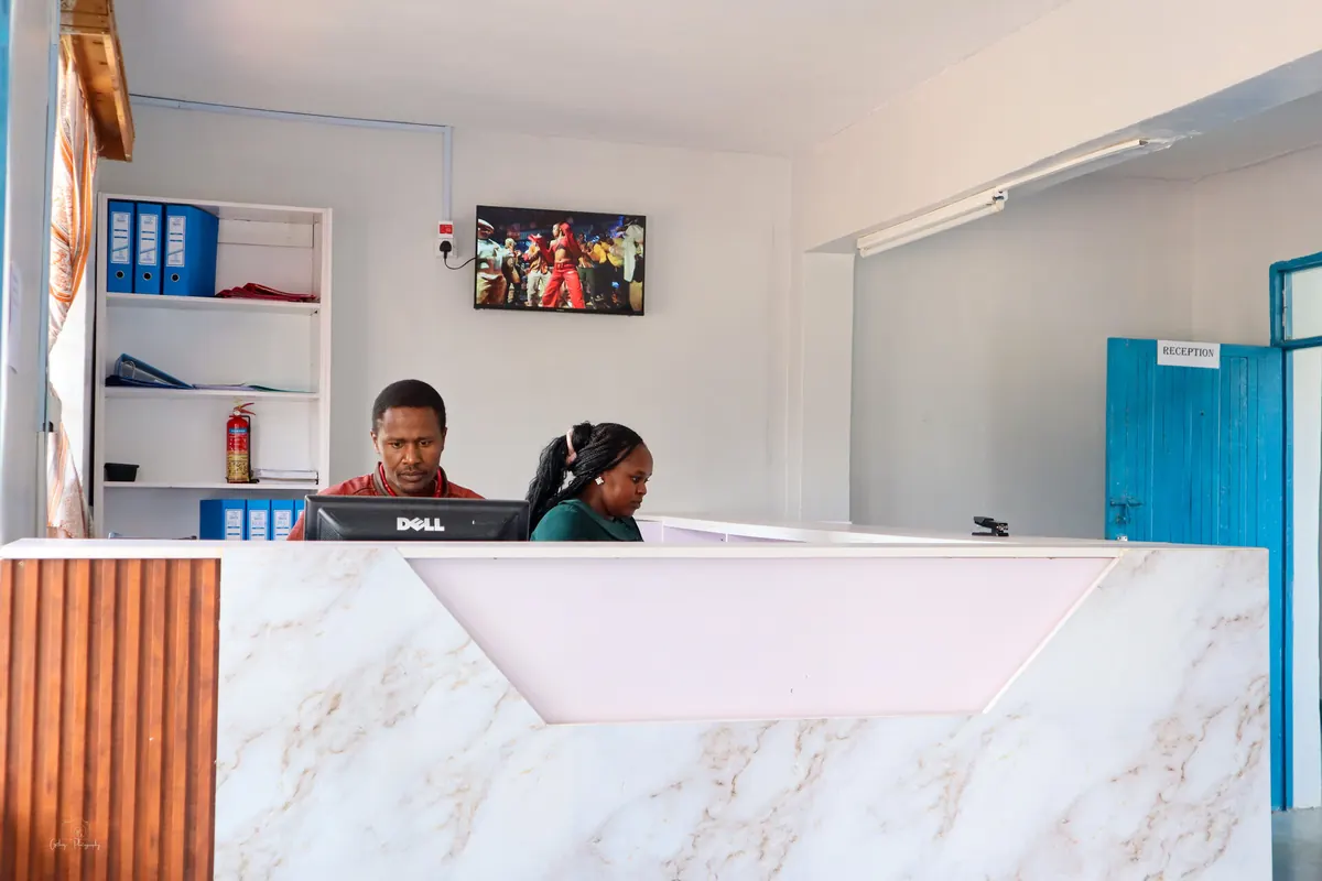 Front office reception